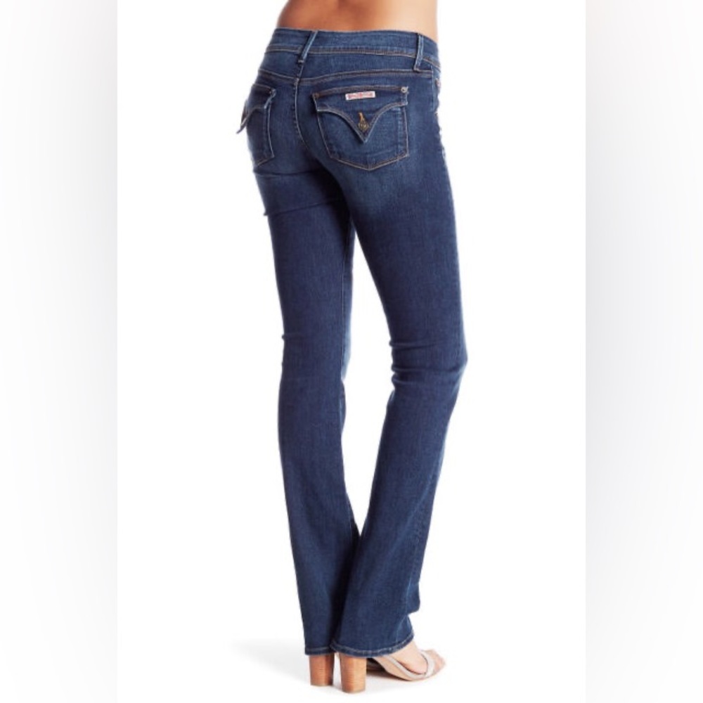 Hudson baby Beth bootcut jeans button flap pockets